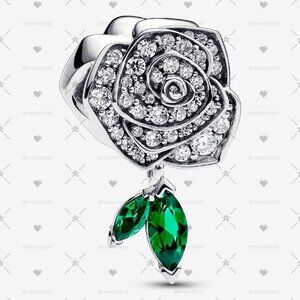 Pandora Sparkling Rose in Bloom Charm|Pendant